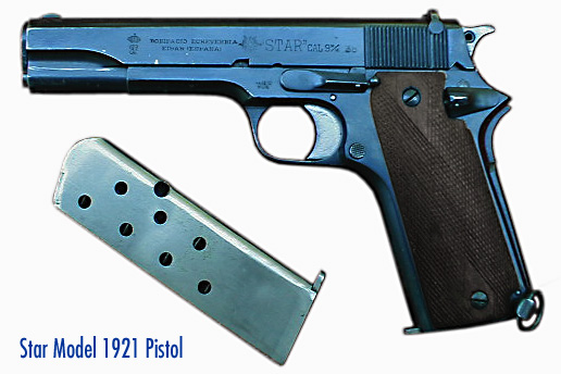 A model 1921 pistol and magazine