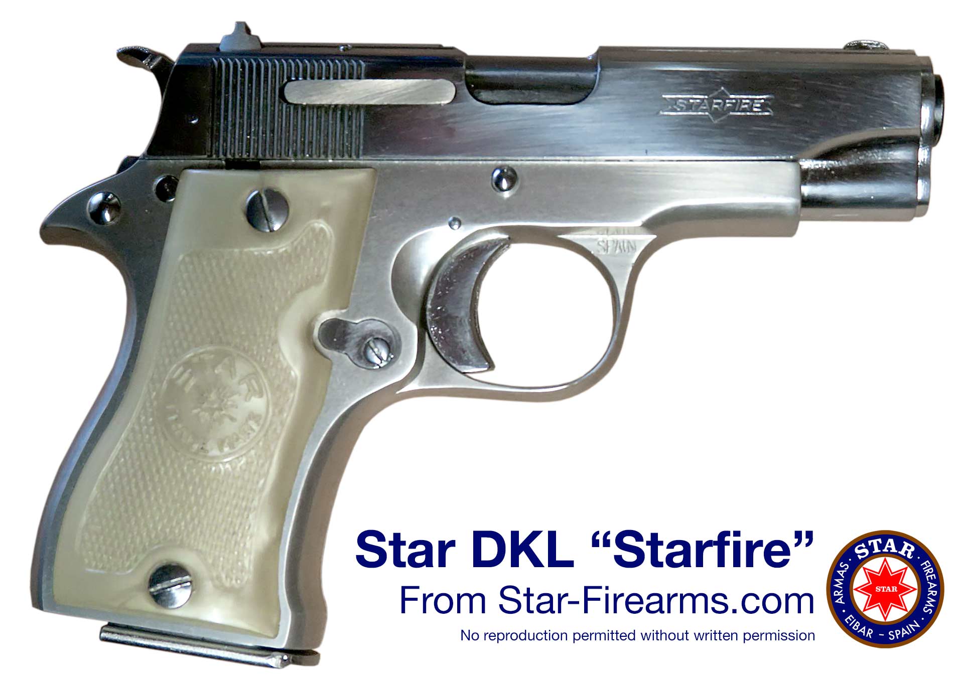 A model DKL Starfire pistol.