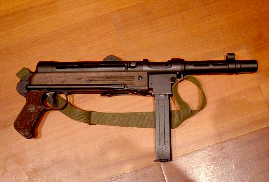 A Z-45 with the issued green canvas sling.